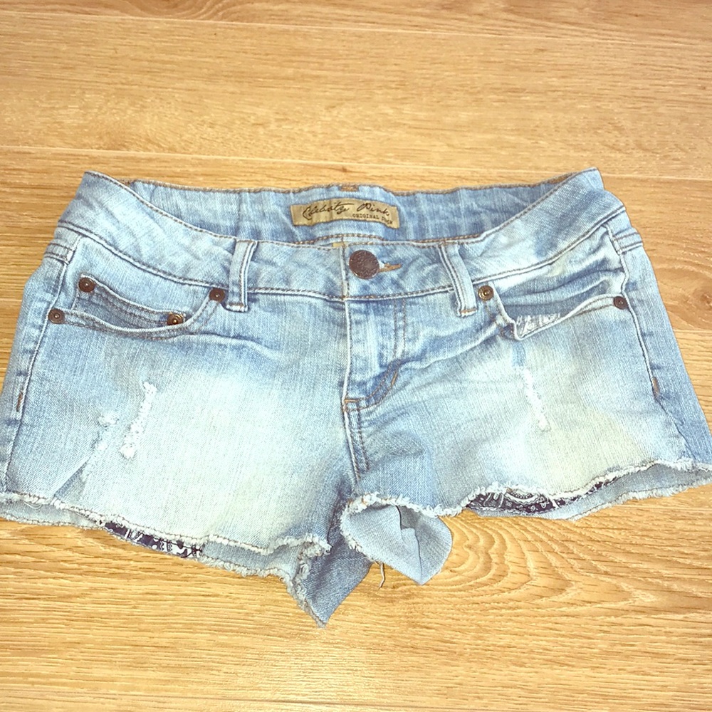 Denim shorts from Macy’s department store